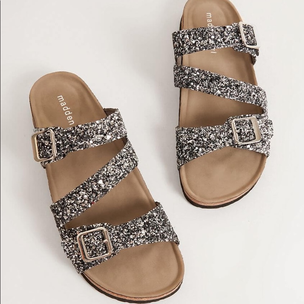 Madden Girl Brinsley Glitzy Sandals